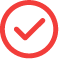 Red checkmark